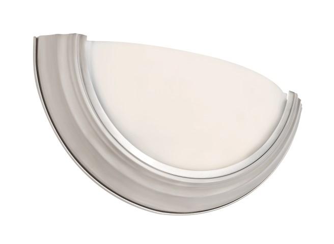 1LT-WALL SCONCE-HALF MOON-FROS